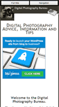 Mobile Screenshot of digital-photography-bureau.com