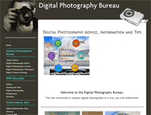 Tablet Screenshot of digital-photography-bureau.com